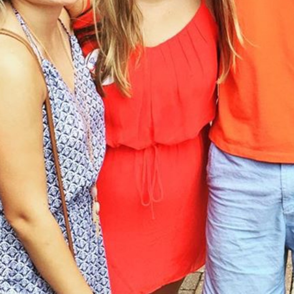 Orange dress
